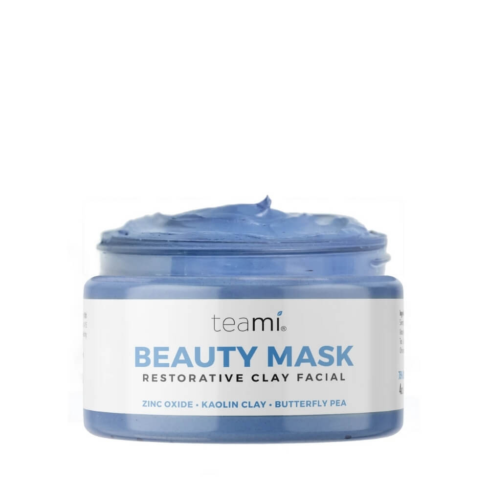 teami beauty mask restorative clay facial