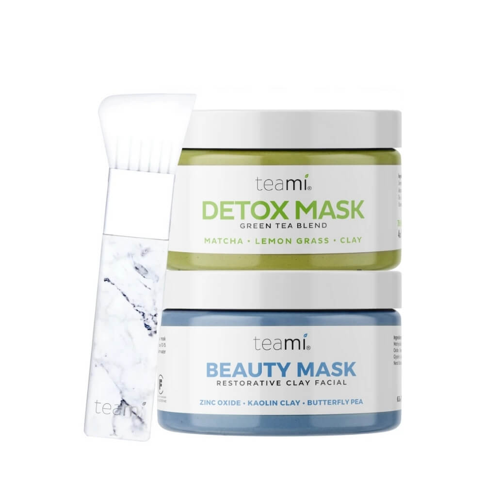 teami mask essentials bundle that includes detox mask and beauty mask