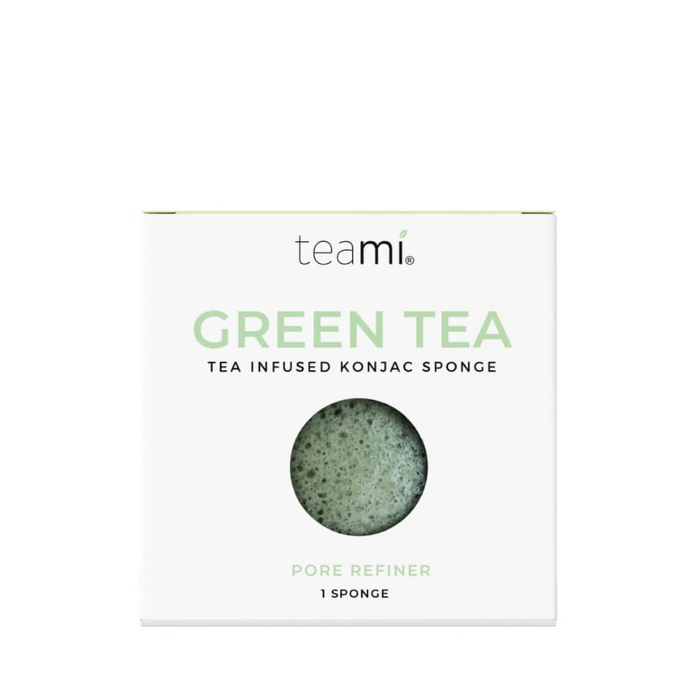 Packaging of Teami tea infused konjac sponge