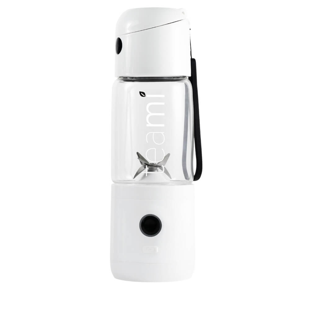 Empty Teami MIXit portable blender on white background