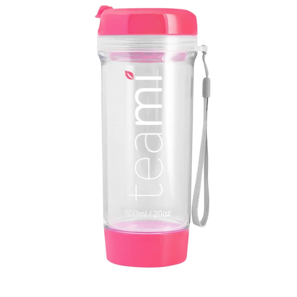 pink teami tea tumbler