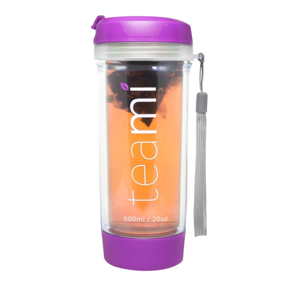 purple teami tea tumbler