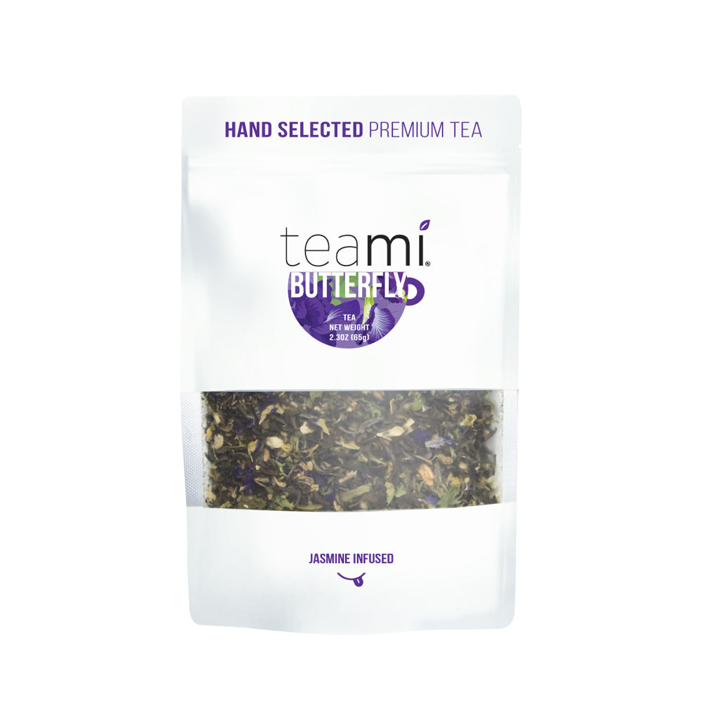 teami butterfly tea package