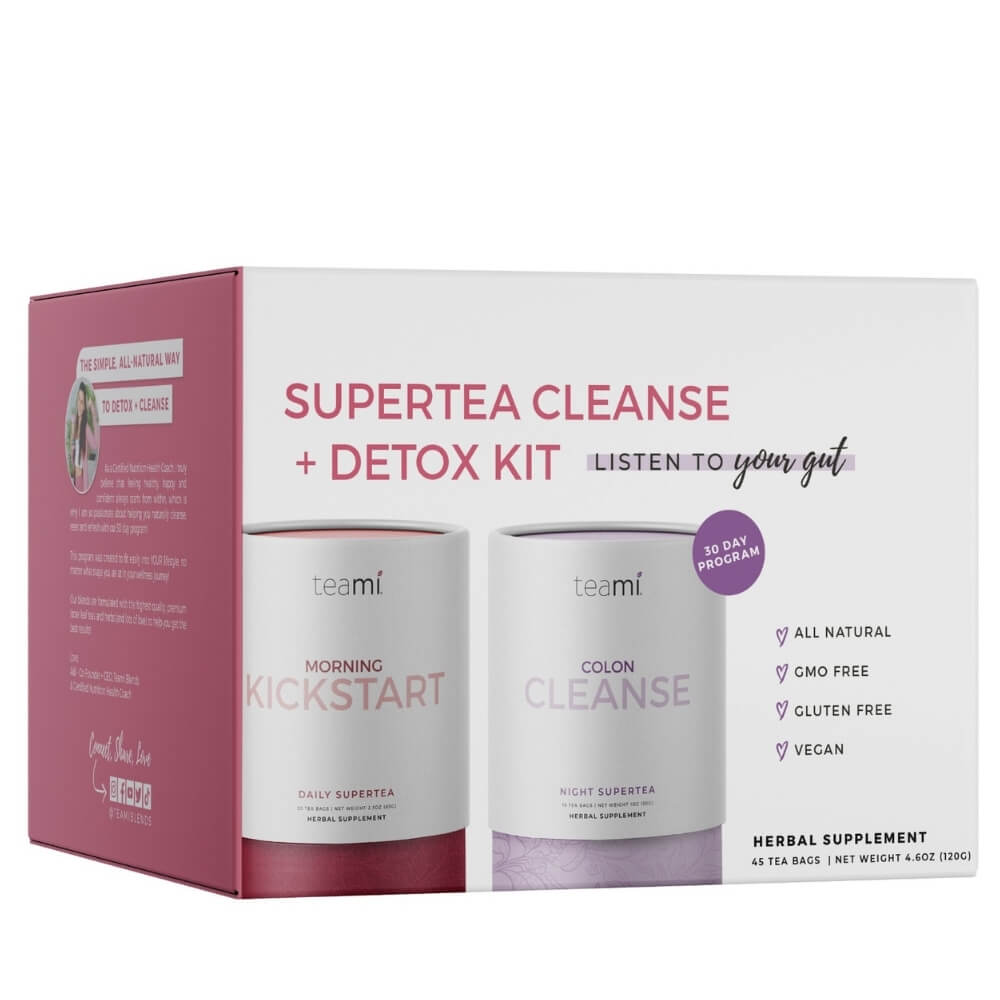 supertea cleanse and detox kit packaging box